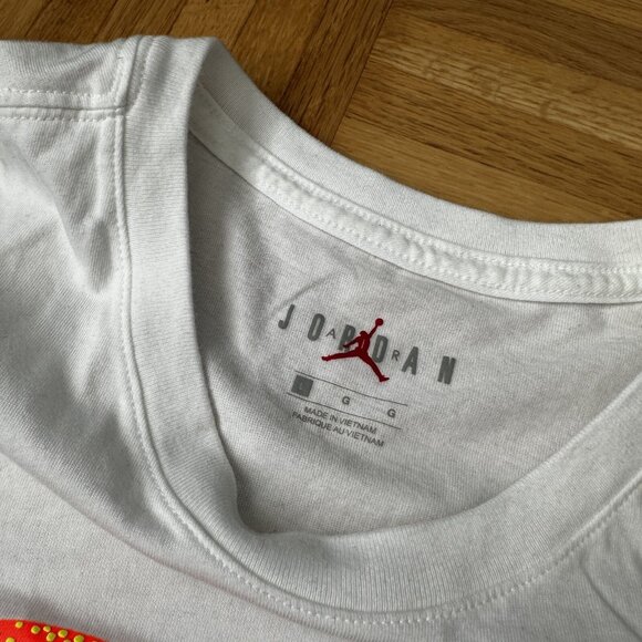 Nike Air Jordan Jumpman Basketball Tee White Large - Picture 3 of 4